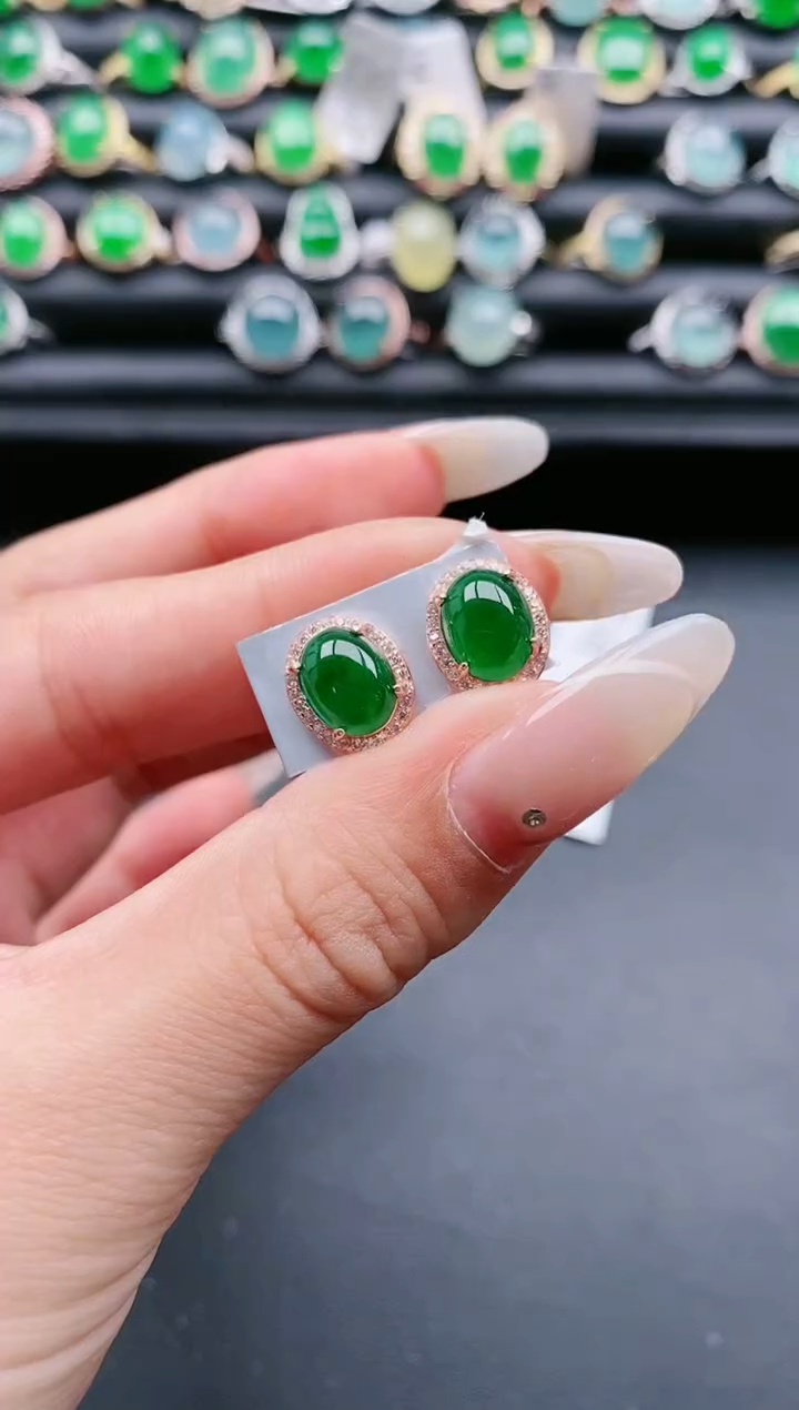 【闪购商品】翡翠戒指银S925镶嵌11111111