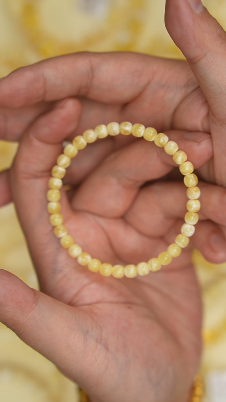 【闪购商品】蜜蜡珠宝奇石未镶嵌约5.5mm+（单件）