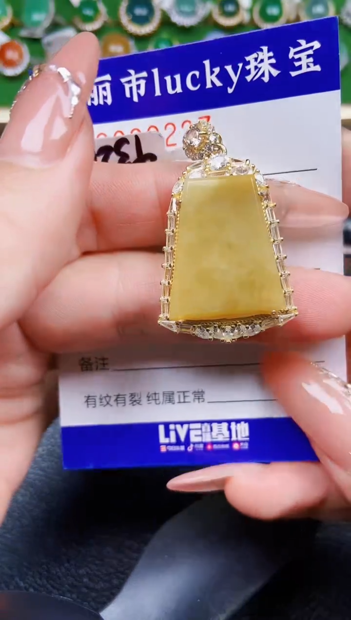 【闪购商品】翡翠颈饰银S925镶嵌0227