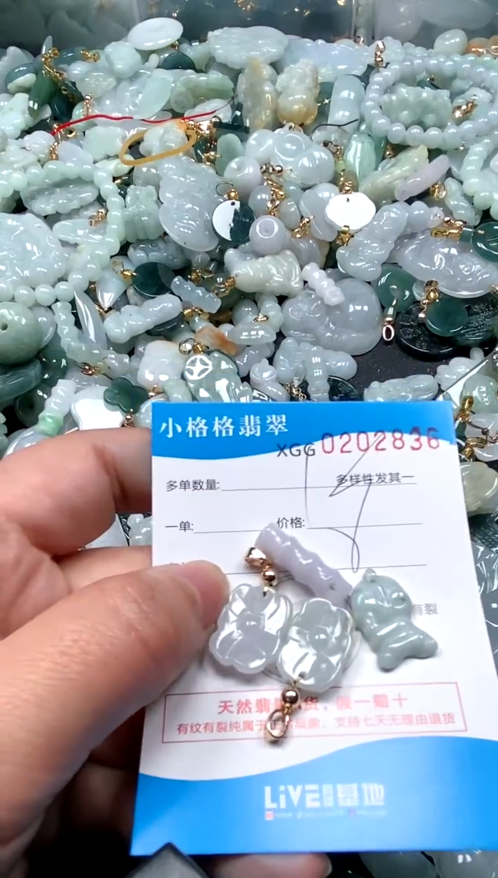 【闪购商品】翡翠颈饰未镶嵌闪购商品0202836