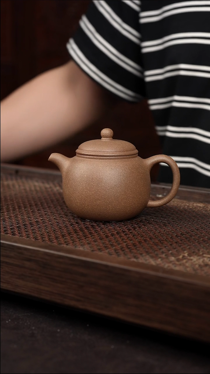 茶壶紫砂芝麻绿匏尊