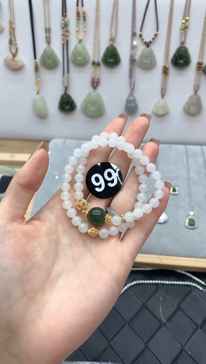 【闪购商品】和田玉手链未镶嵌手串4