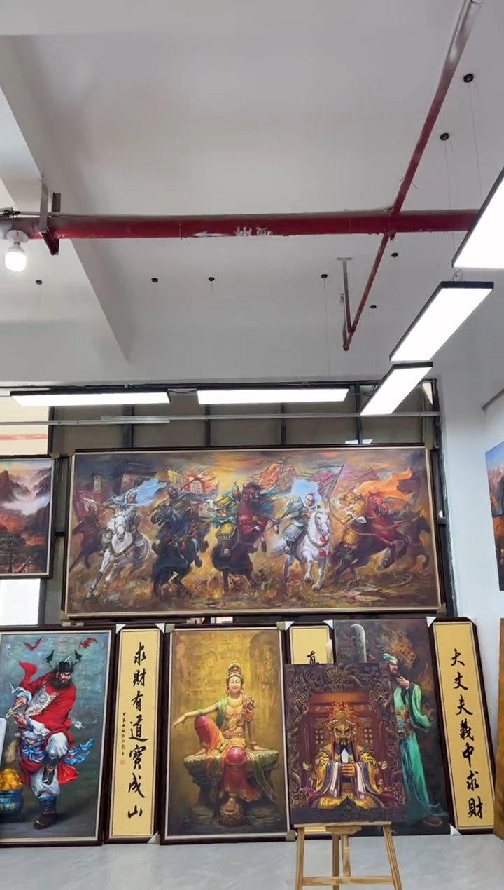 【闪购商品】书法定制 五虎上将140*320画芯