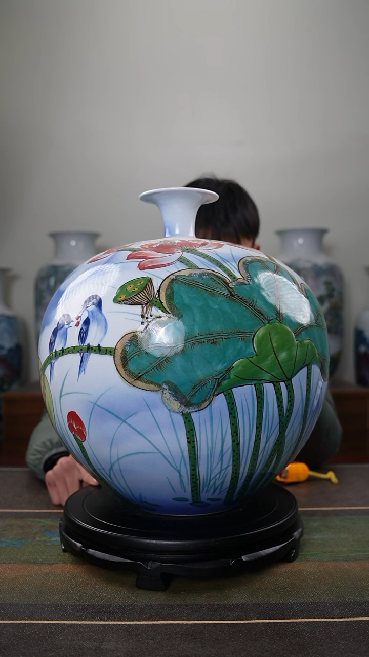 【闪购商品】摆件瓷造确保手工手绘作品