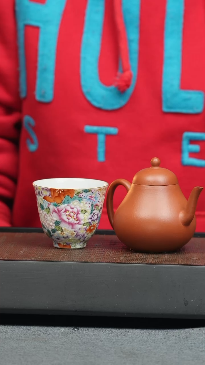 【闪购商品】紫砂茶壶五堂 思亭+万花杯
