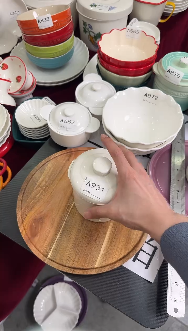 摆件陶A931  仓库清仓微瑕陶瓷餐具（颜色随机）