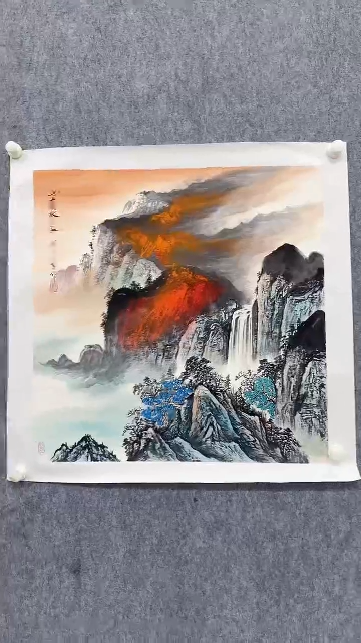 国画吴昌鸣4平尺国画作品