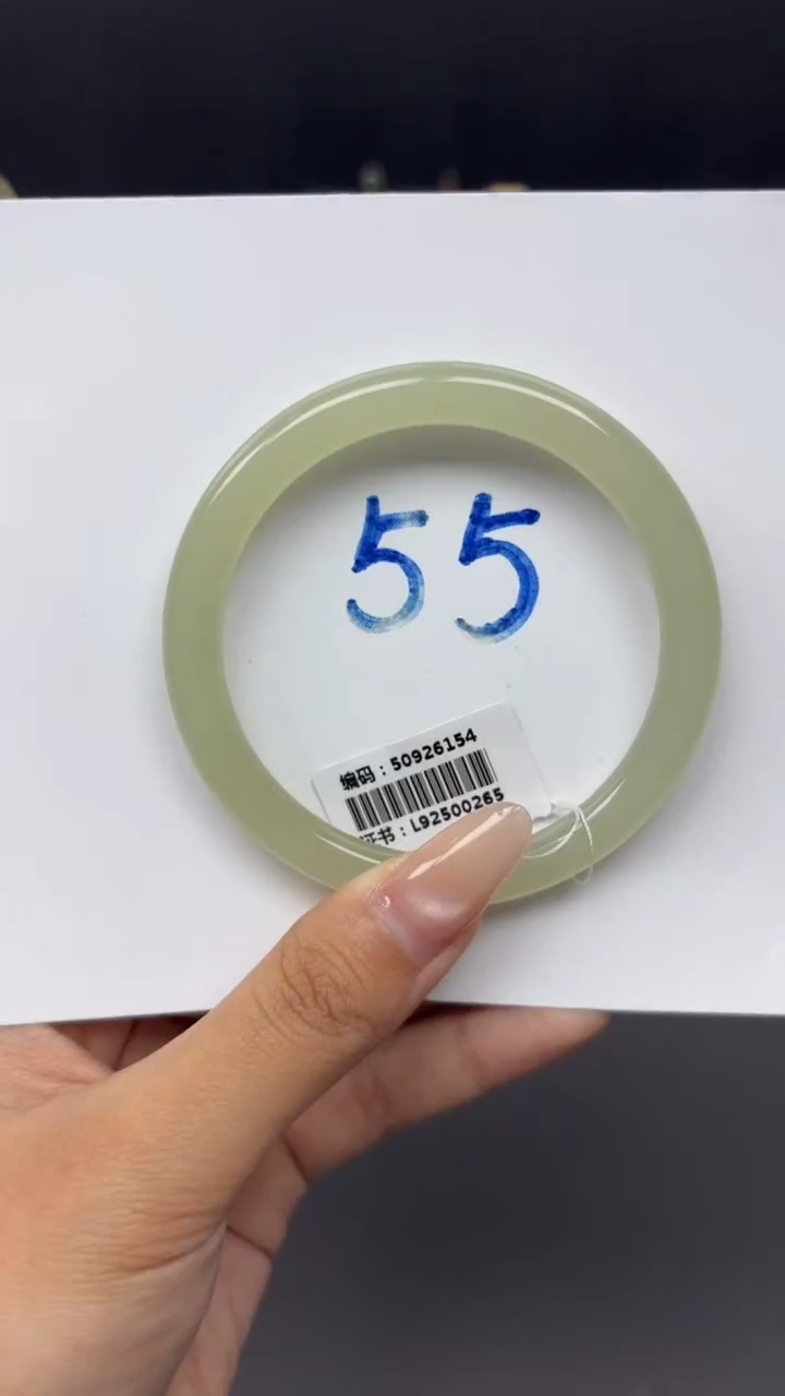 未镶嵌手镯和田玉6154