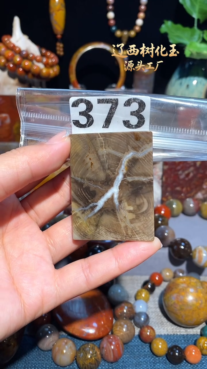 未镶嵌-硅化玉天然北票硅化玉吊坠