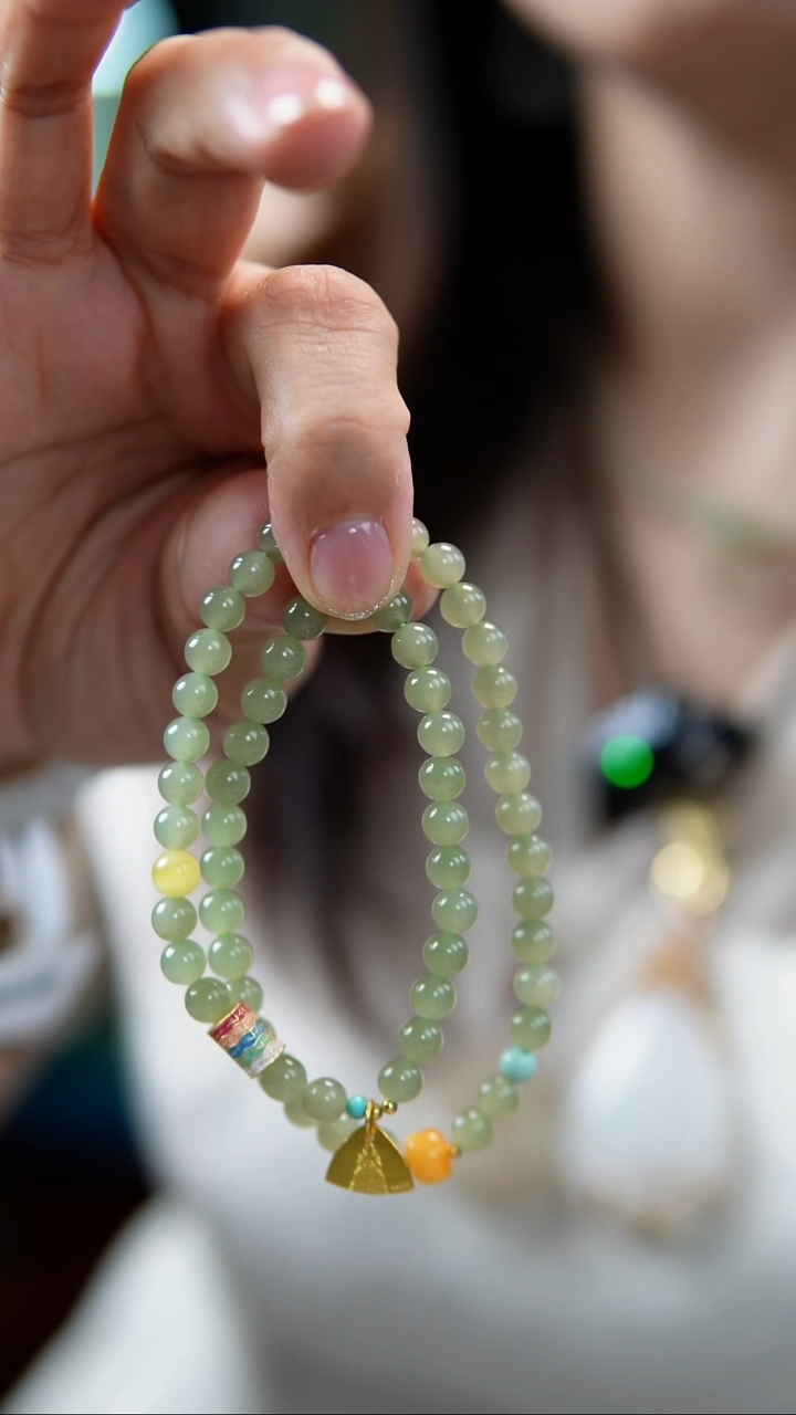 【闪购商品】和田玉手串银S925镶嵌手串（多样性发货一件）