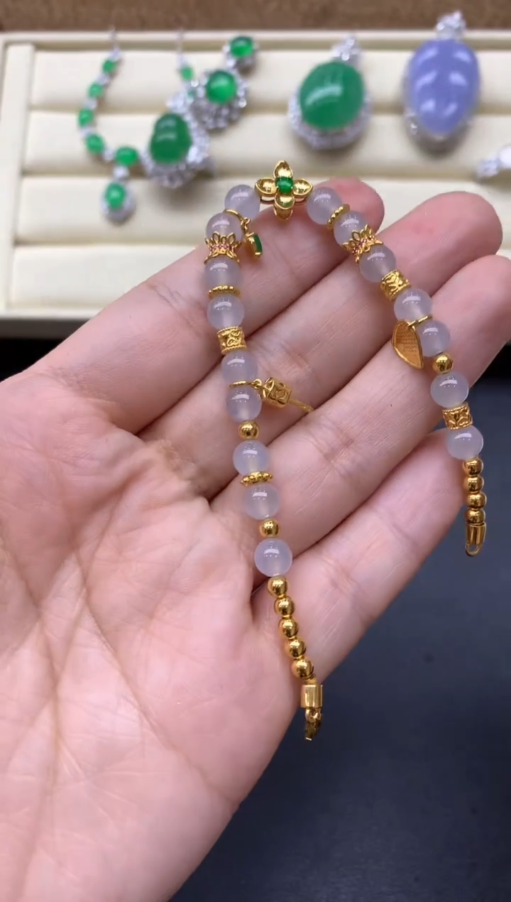 【闪购商品】翡翠手链未镶嵌508-中国好珍宝