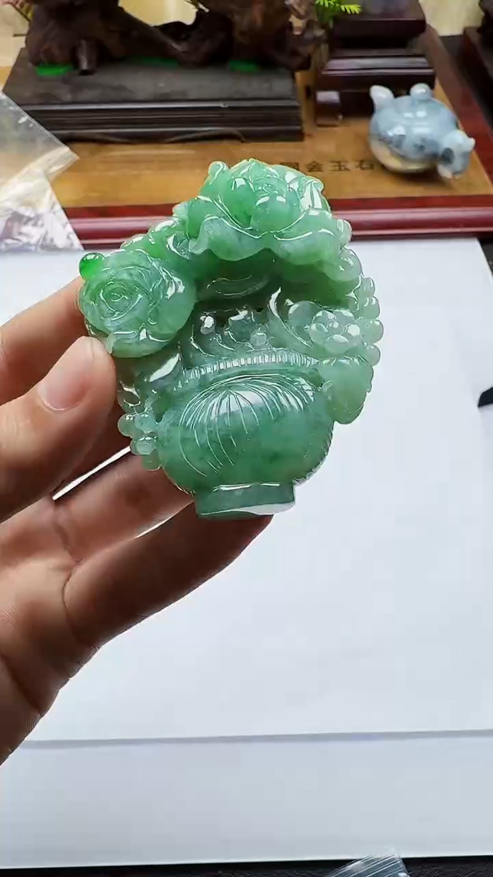 吊坠(不含链)未镶嵌翡翠1