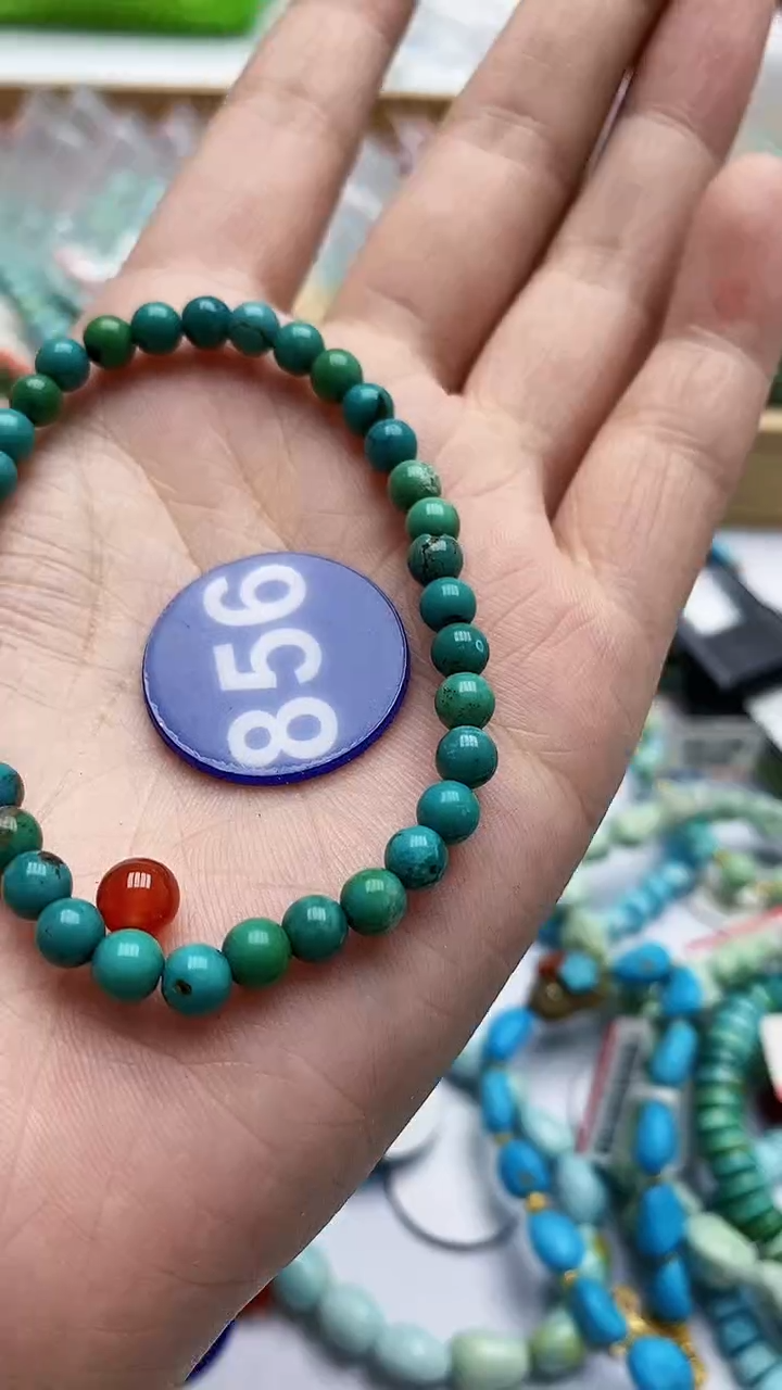 【闪购商品】玛瑙/玉髓珠子合金856