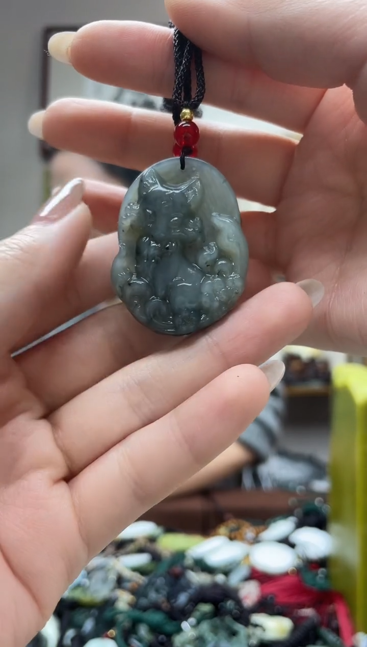 未镶嵌岫玉吊坠多样性发货拍一发一