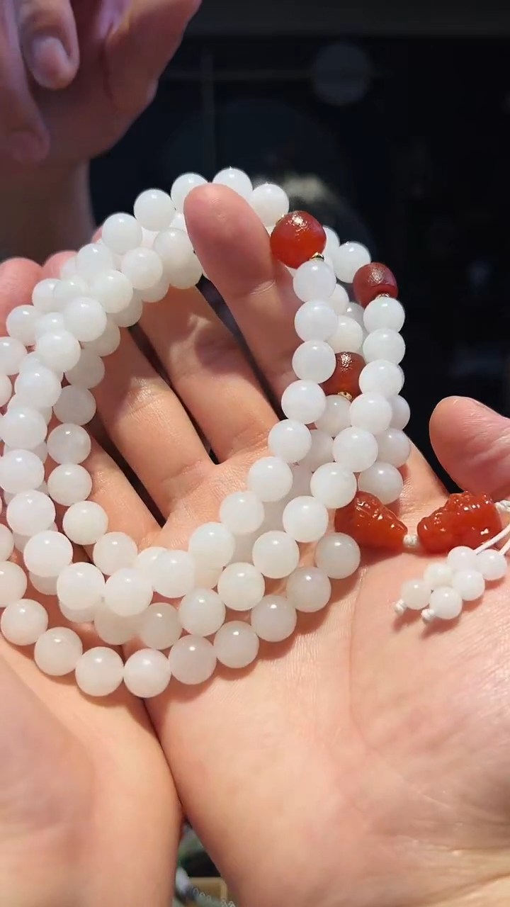 【闪购商品】和田玉手链未镶嵌10左右108-黑