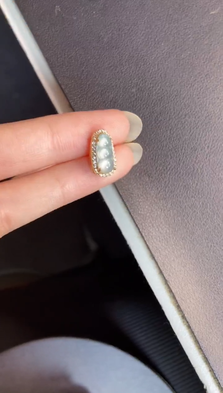 吊坠(不含链)银S925镶嵌翡翠1