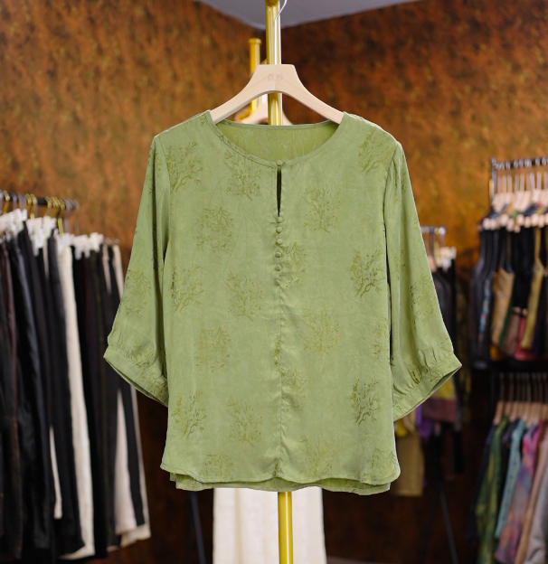 【新雨】国风新中式复古新款端庄洋气百搭上衣女949