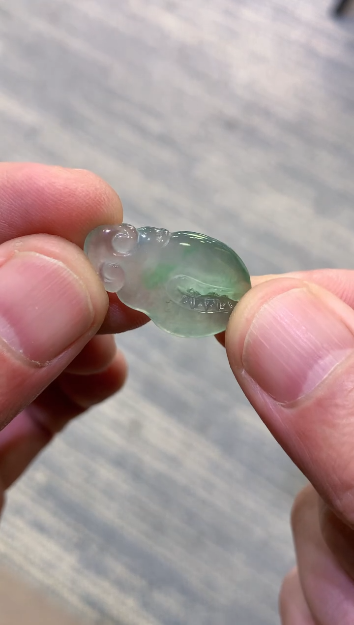 颈饰未镶嵌翡翠天然A货翡翠