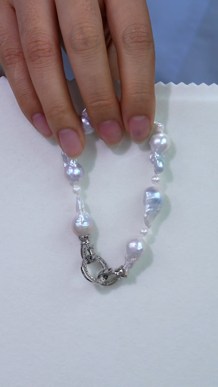 未镶嵌淡水珍珠手链898