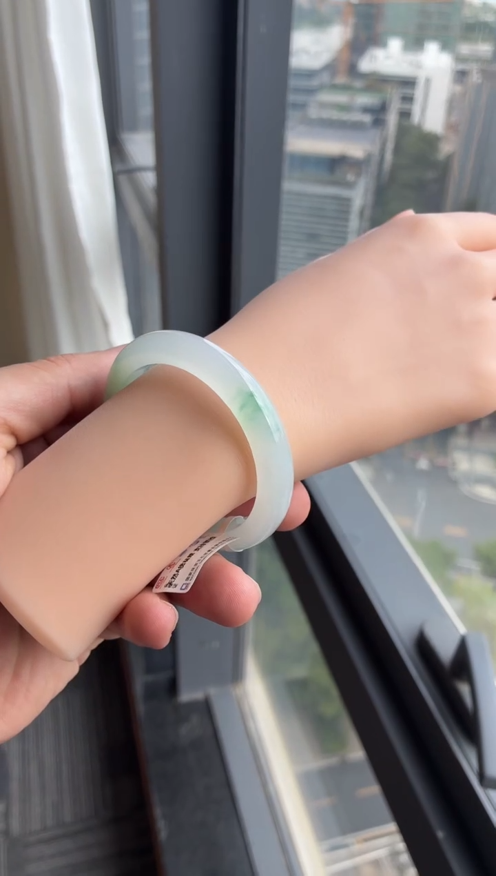 未镶嵌手镯翡翠65号51*10.2*8.1正圈