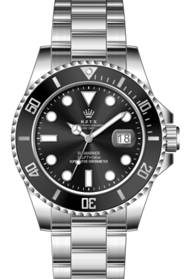 全新未使用/RZTX/水鬼系列/表径41mm/男士高端夜光腕表