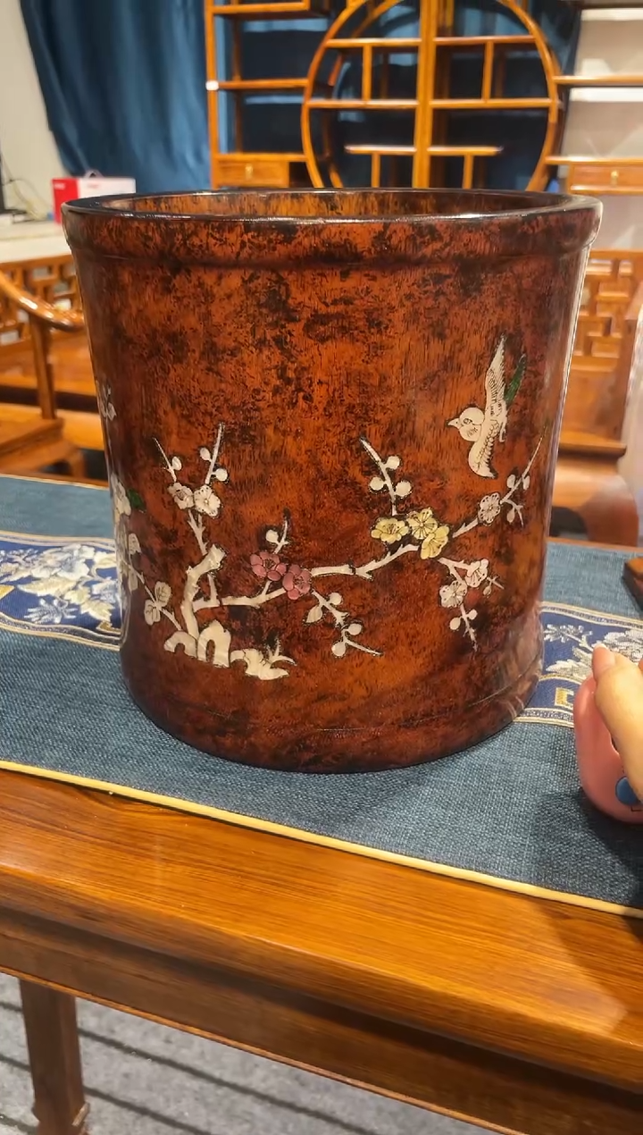 花梨木类花梨木笔筒改价链接