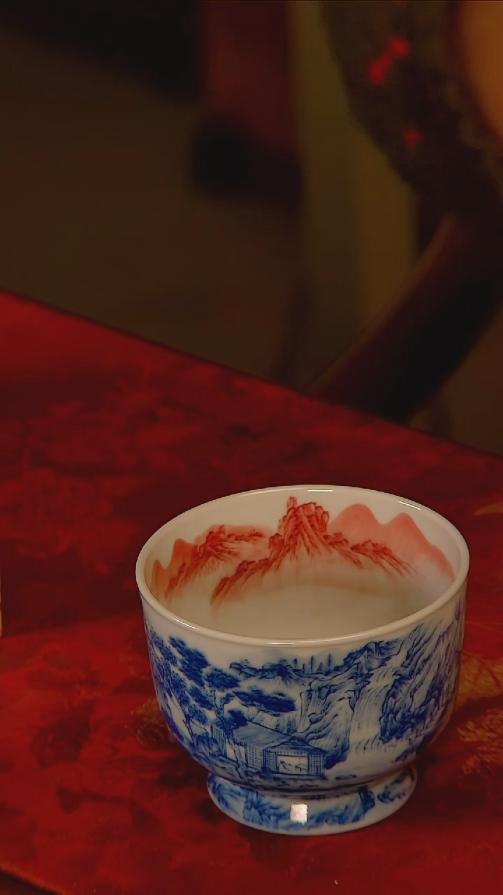 杯木*手工手绘杯杯很美丽