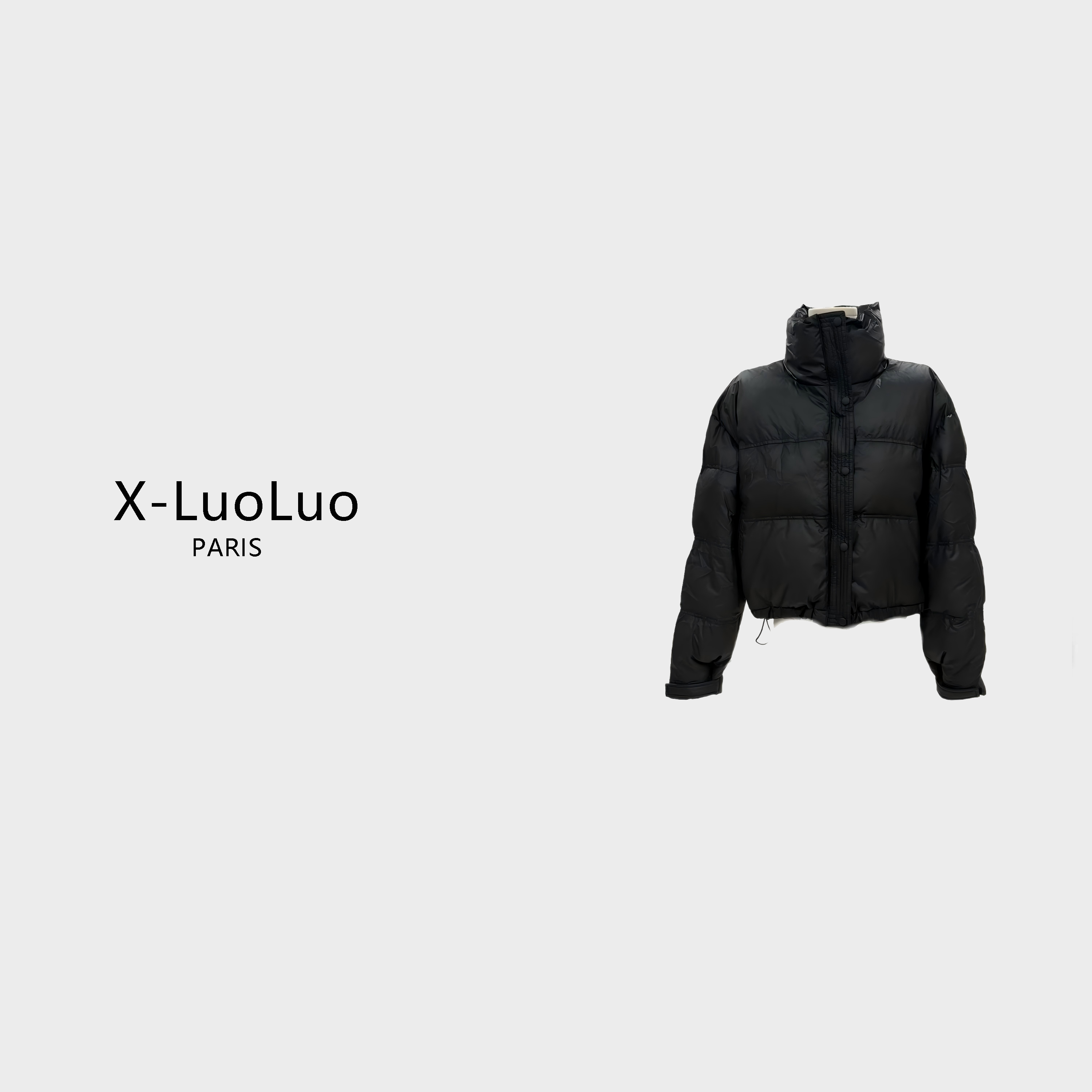 【X-LuoLuo洛洛】白鸭绒冬季高级感穿搭韩版时尚洋气羽绒服QLY052