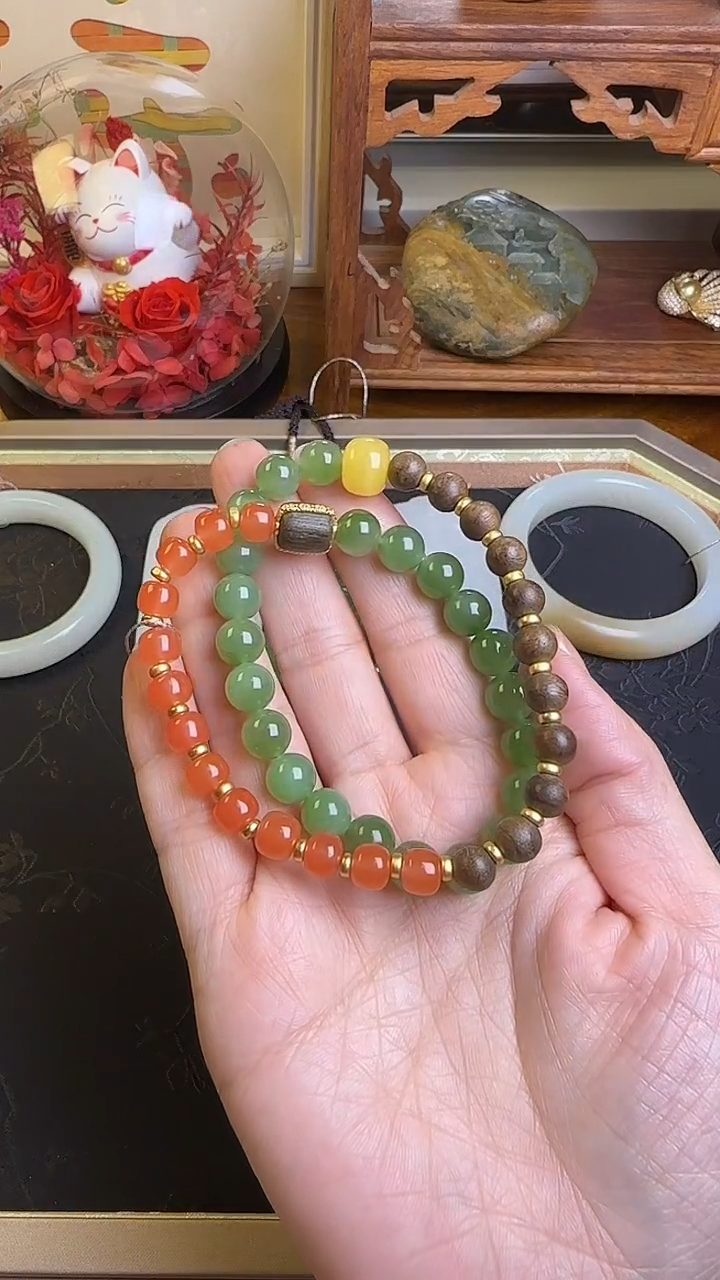 未镶嵌手串和田玉和田玉手串