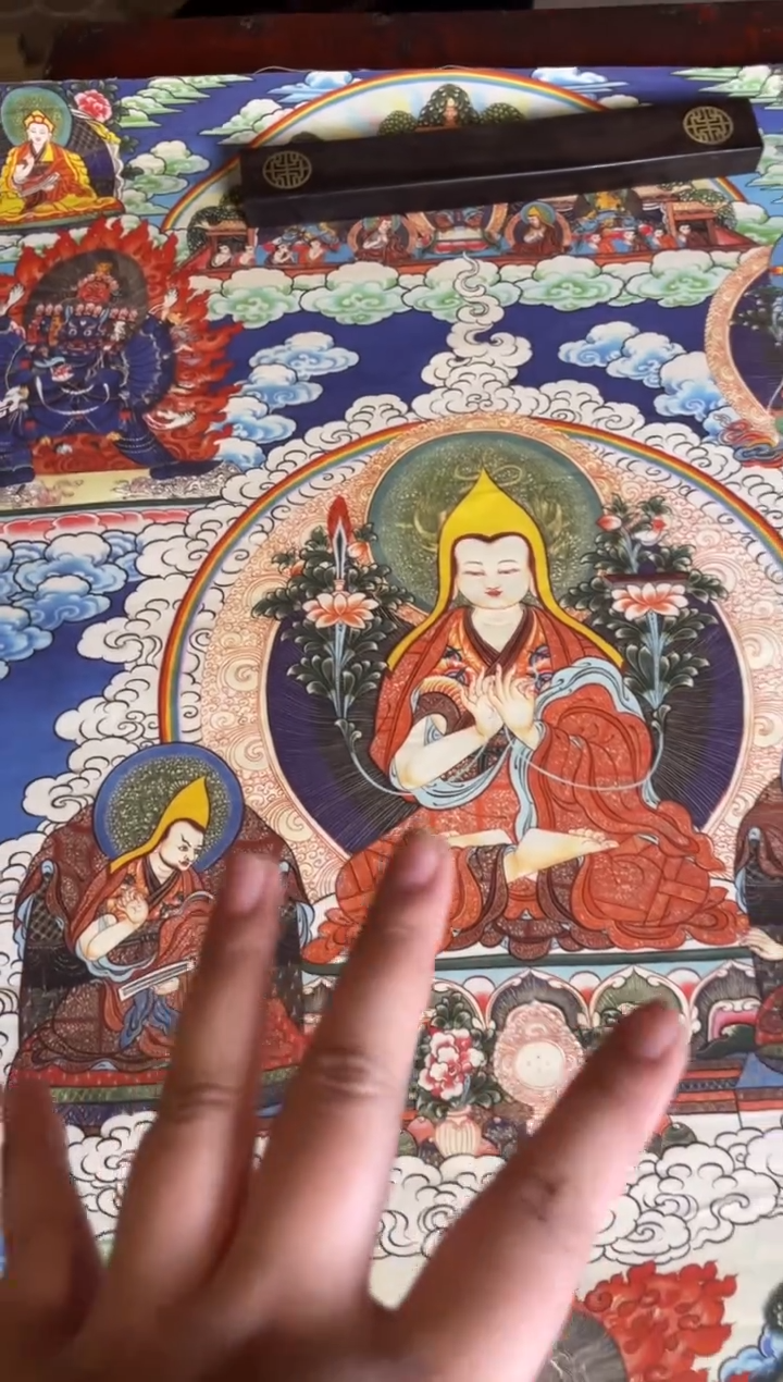 卷轴画手绘唐卡015