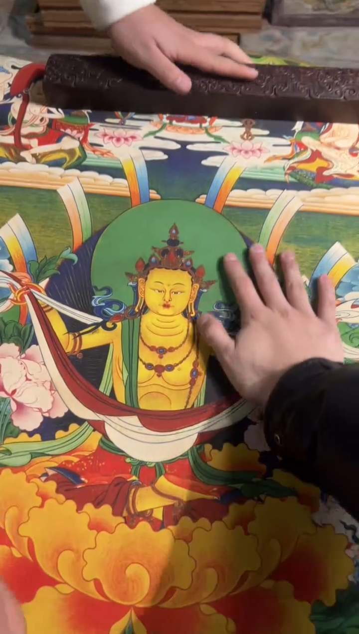 卷轴画卷轴画艺艺的唐卡tk16039