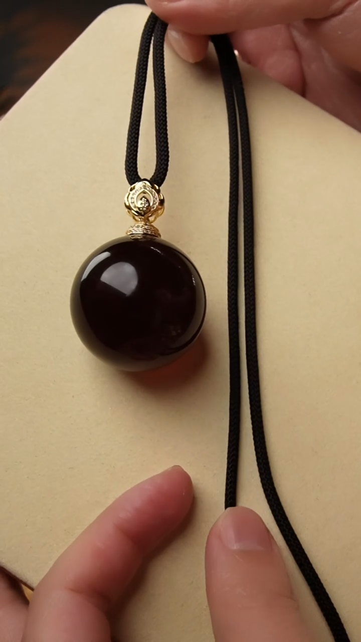【闪购商品】琥珀颈饰未镶嵌34+紫蜜紫杉醇