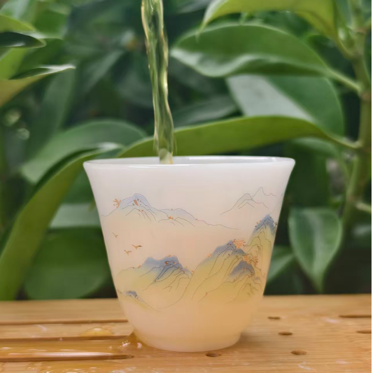 璞玉玉瓷泡茶杯高档功夫茶杯品茗小客杯