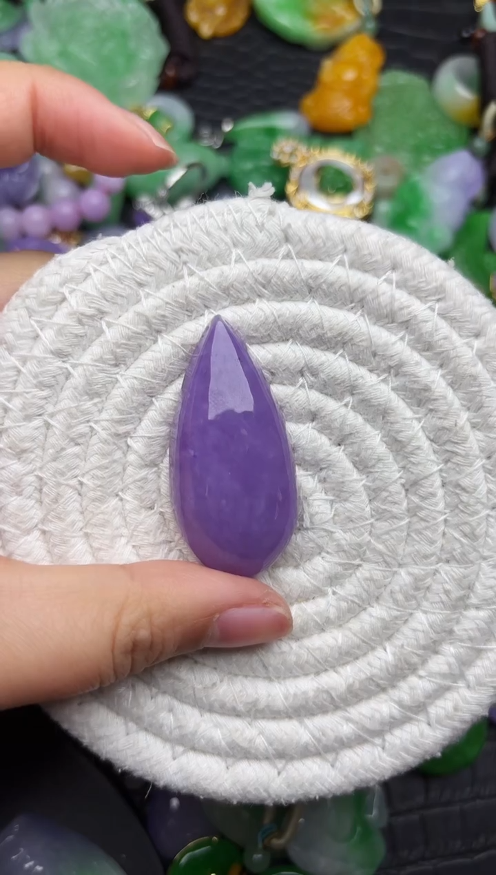 颈饰未镶嵌翡翠缅甸翡翠吊坠