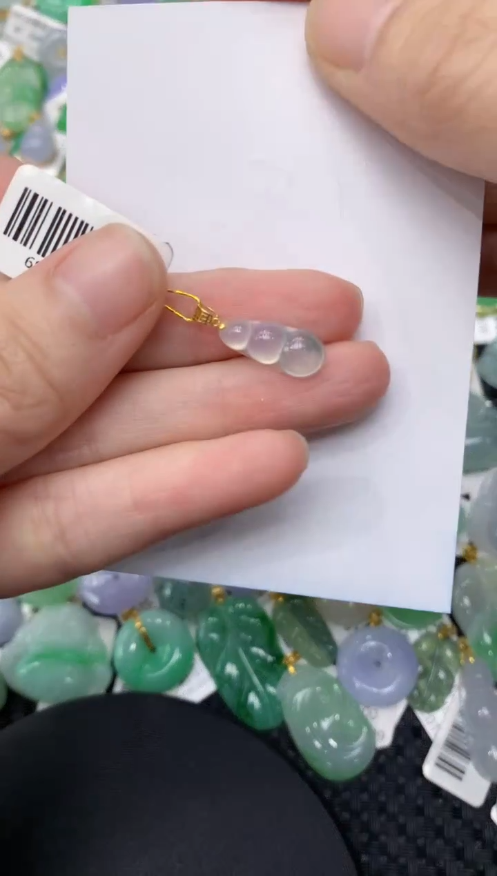 【闪购商品】翡翠颈饰18K金镶嵌1111111111