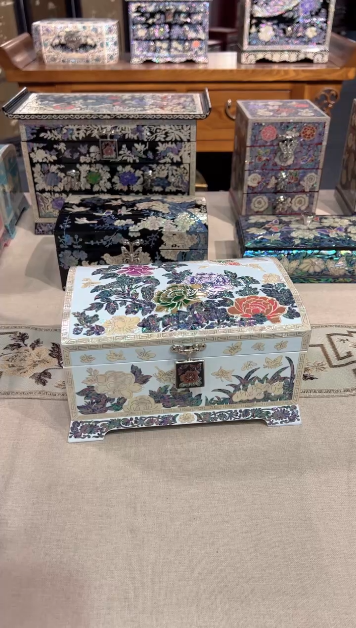 【闪购商品】满贝底按扣·弘贝雅螺钿漆器文化馆