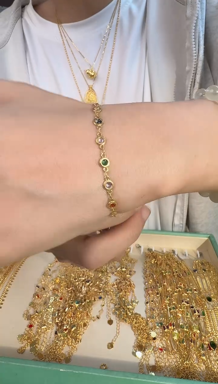 圆形红绿灯手链 （附带礼盒包装）