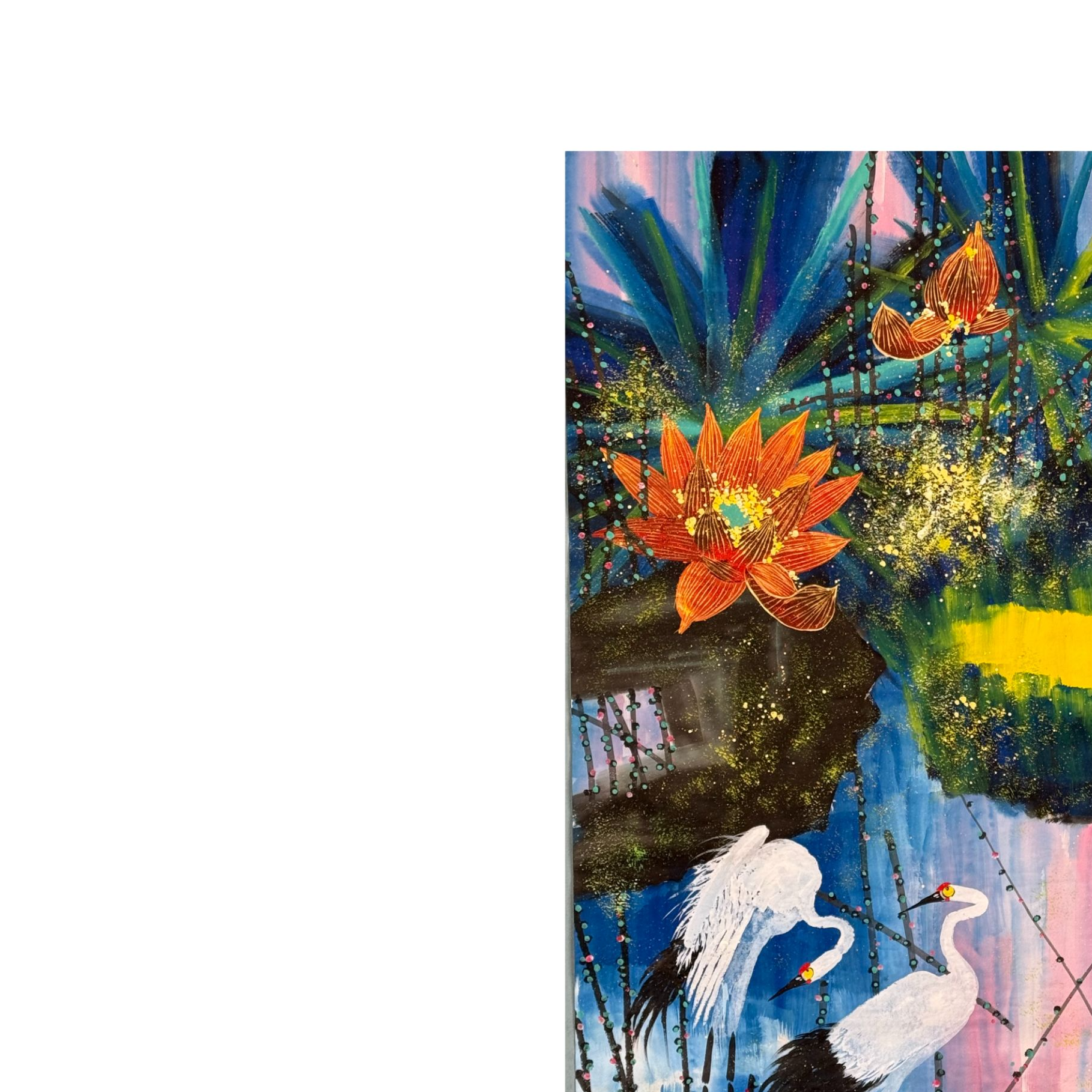 S-21106 HYY 故乡荷塘 136*68cm 约8平尺