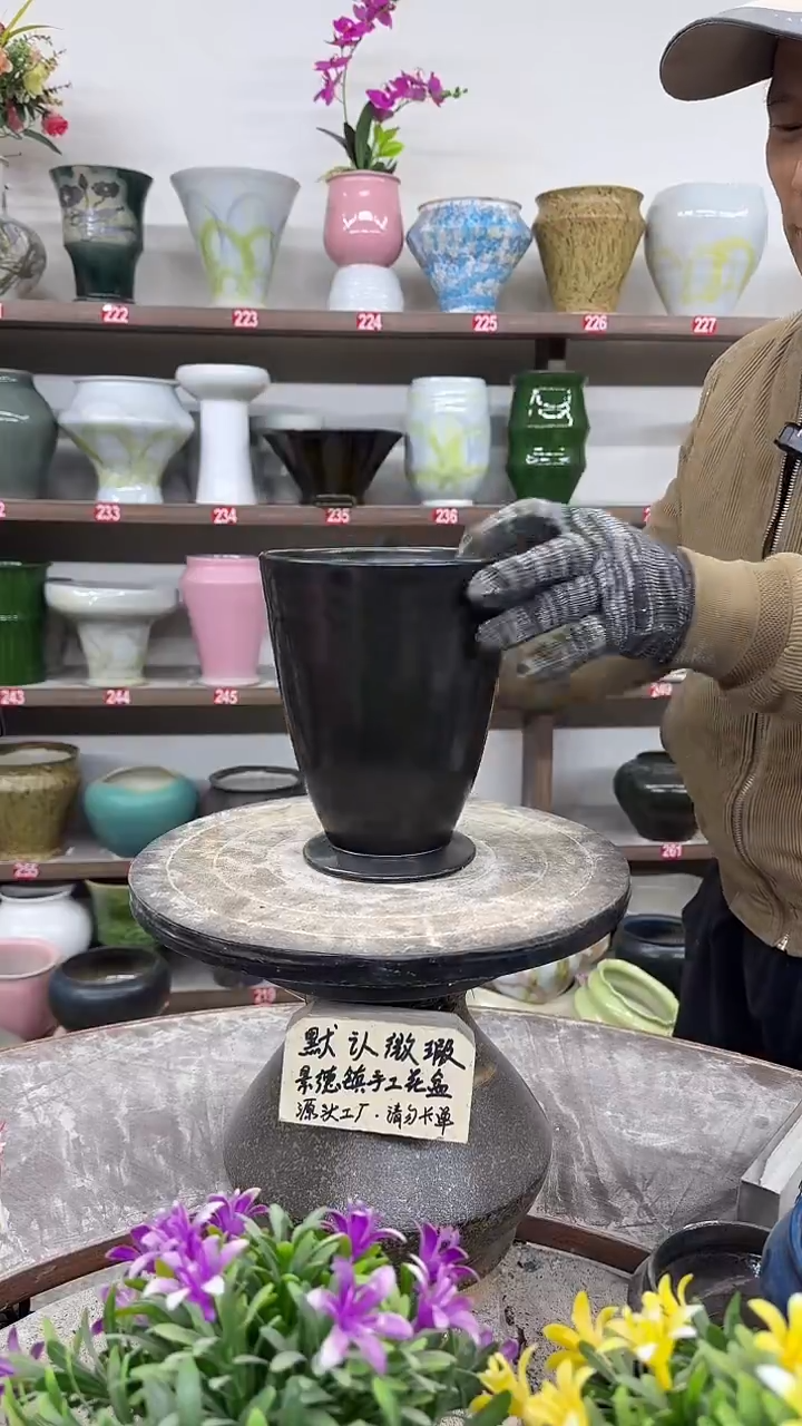 12-26-高19口14瑕-花盆