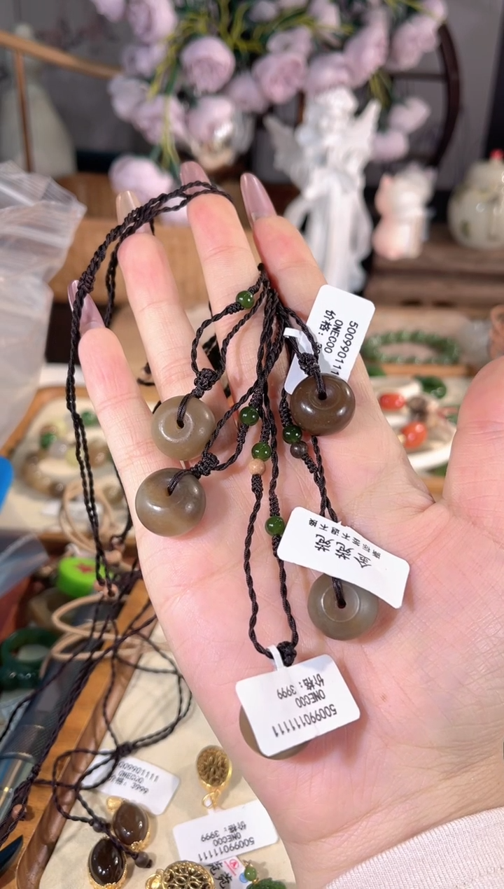 项链未镶嵌和田玉多样性发其一孤品默认微瑕