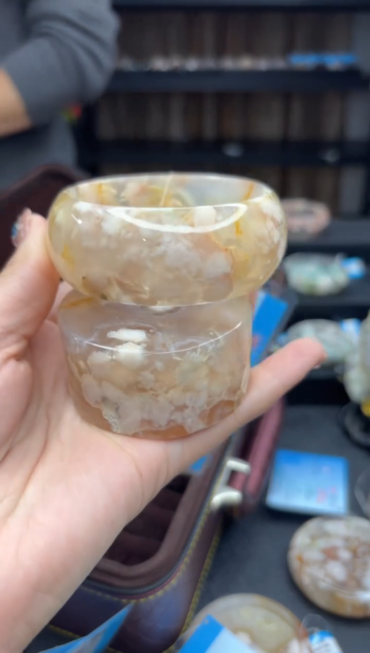 【闪购商品】石英质玉手镯未镶嵌2080（59圈赠送镯心）