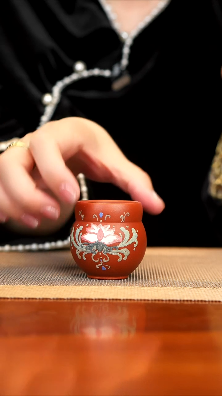 【闪购商品】紫砂茶壶宜兴紫砂喜事连连主人杯