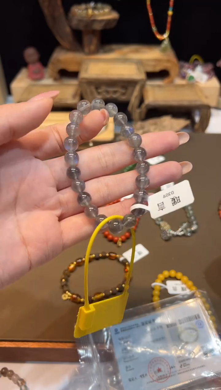 未镶嵌手链长石手饰@@