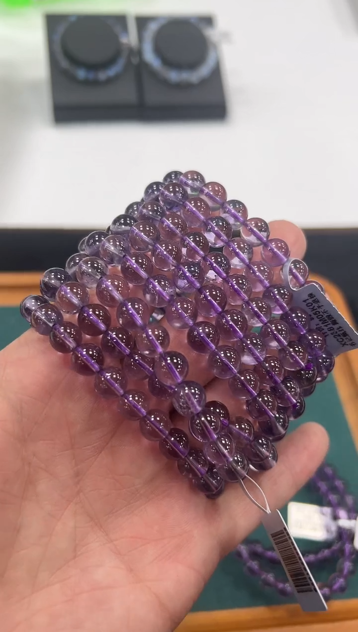 【闪购商品】水晶手链未镶嵌匝42 xc2381约8mm多样性发一件