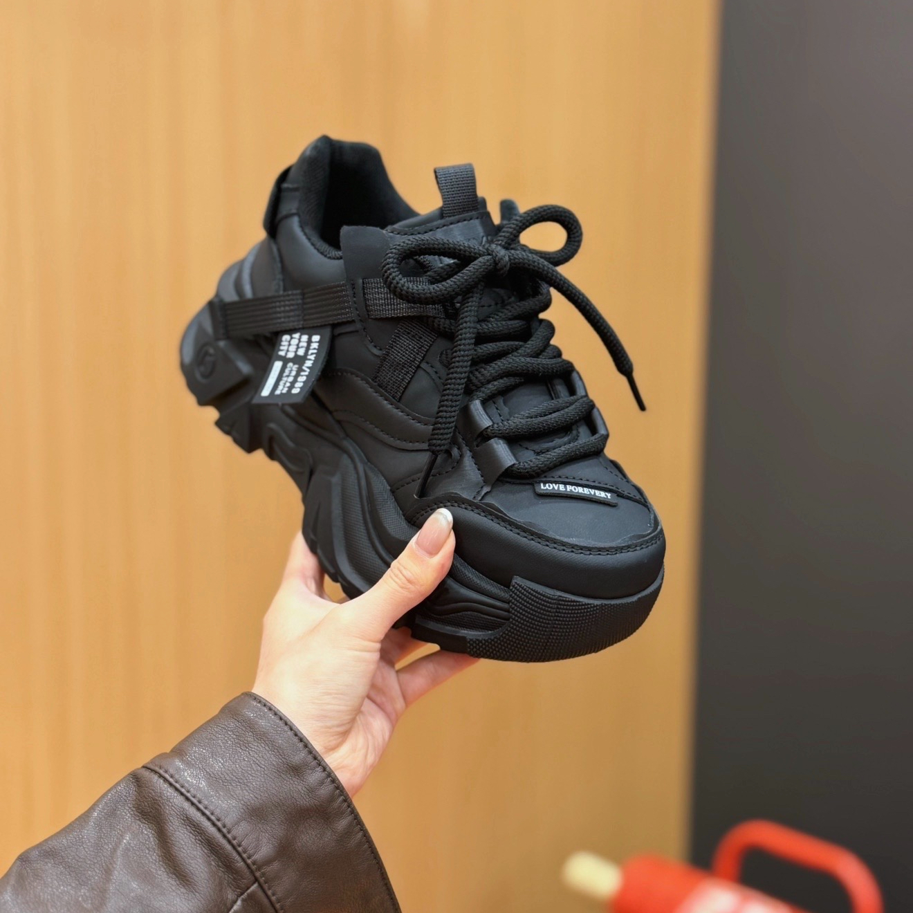 【爆款-现货】新款透气2025新款老爹鞋大爆款厚底网红运动鞋