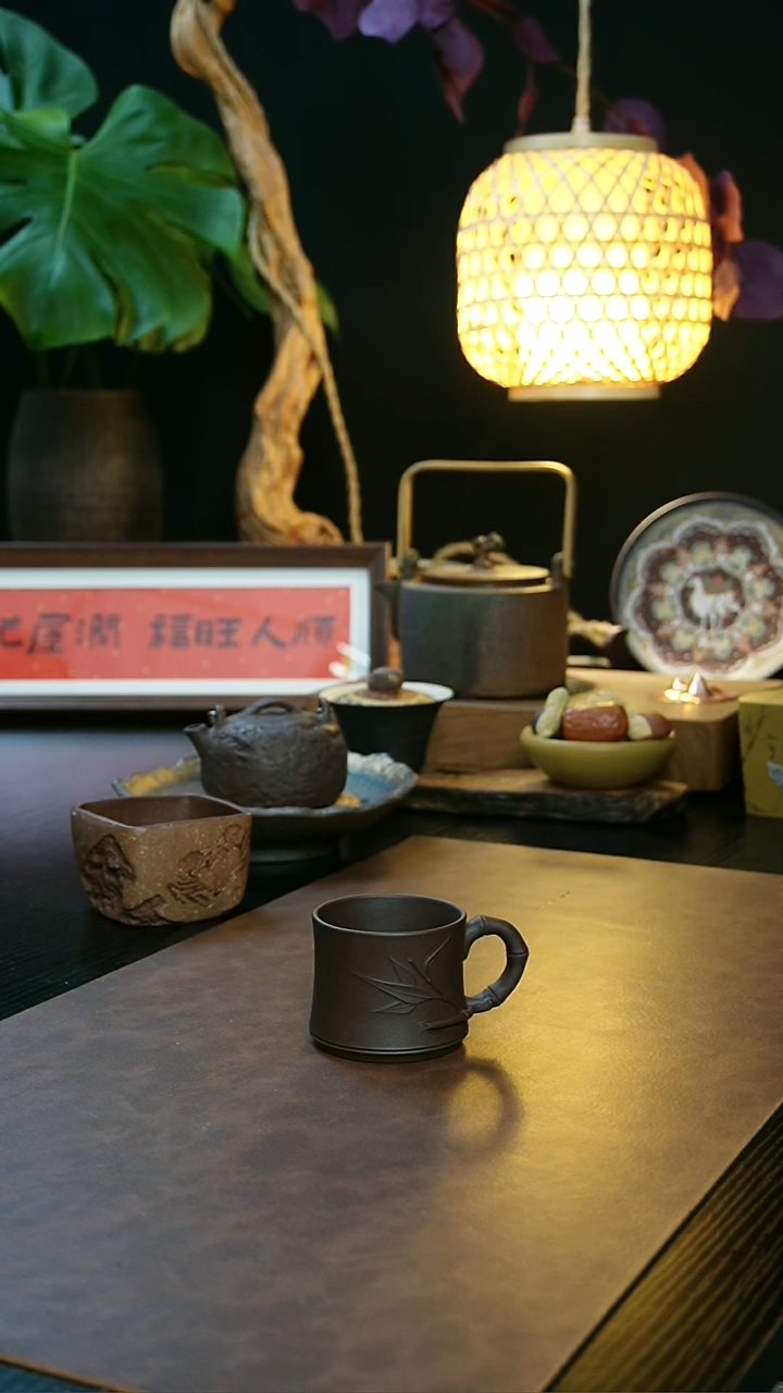 【闪购商品】紫砂茶杯竹节主人杯