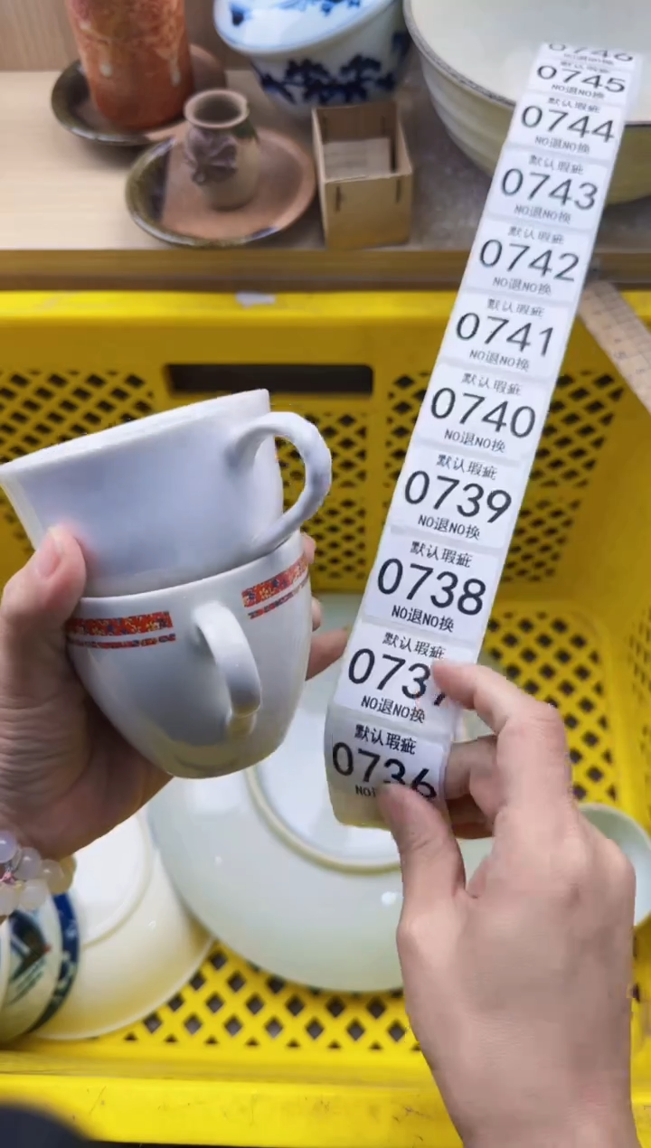 736回流瓷器，默认微瑕，18包邮