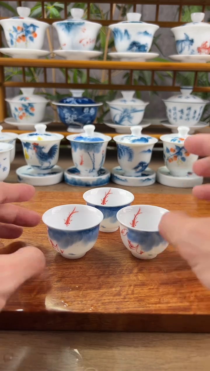 【闪购商品】微瑕线条莲美人杯3个