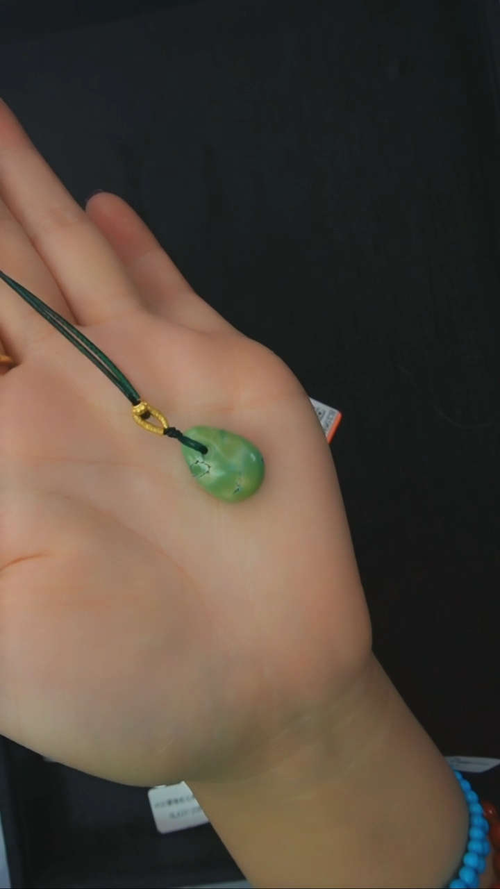 【闪购商品】绿松石吊坠银S925镶嵌发货一件