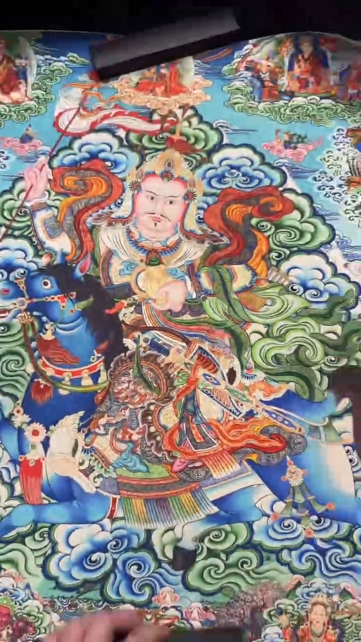 装裱画唐卡藏艺阁高端绘画作品TK16022